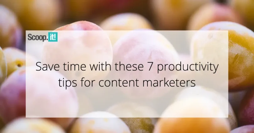 productivity tips to save time
