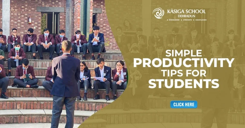 simple productivity tips for students
